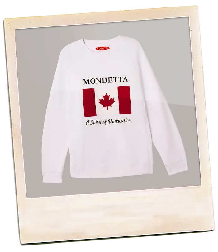 Canada Crewneck Sweatshirt Polaroid Photo