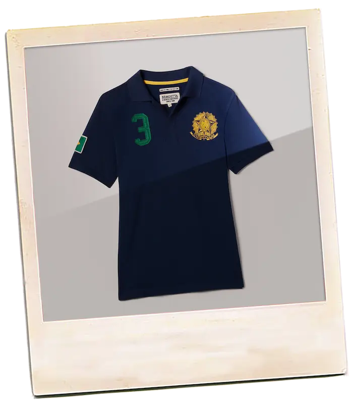 Brazil Polo Shirt Polaroid Photo