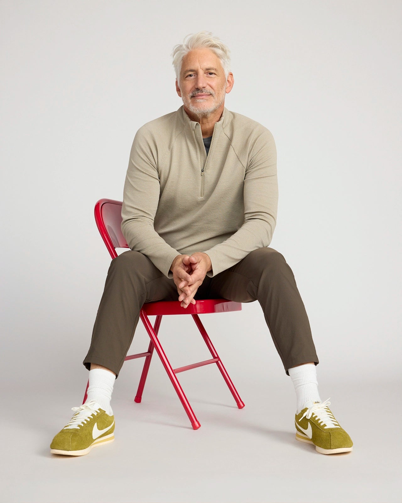 The Active Stretch GRS Certified Recycled Poly Melange 1/4 Zip