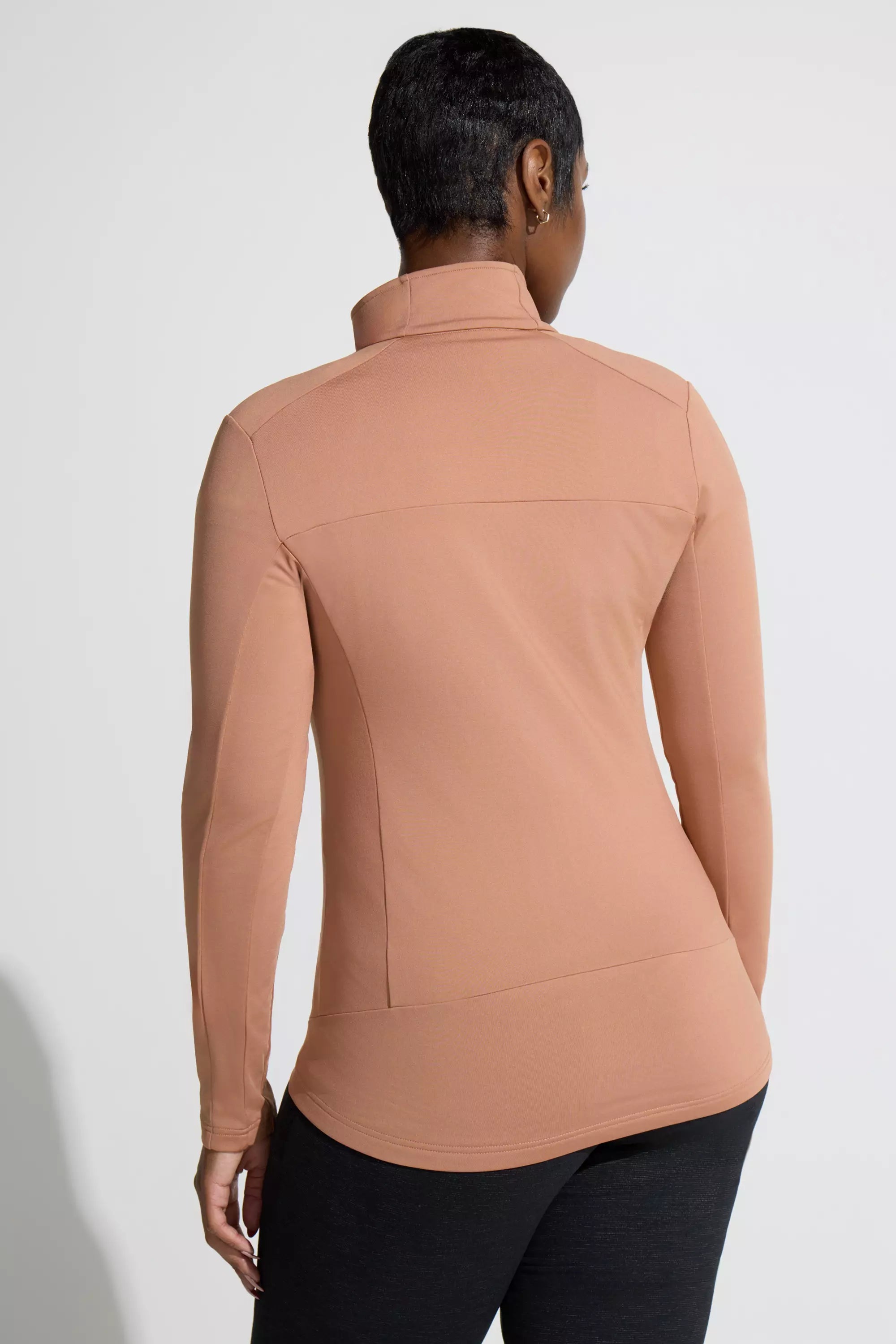 Women’s Brushed Back Cold Gear Jacket - Mocha Mousse