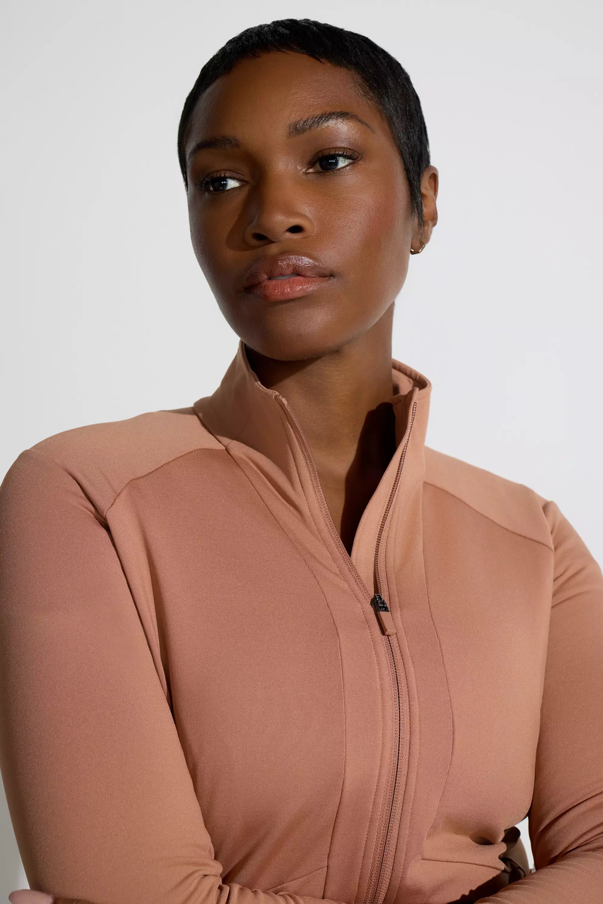 Women’s Brushed Back Cold Gear Jacket - Mocha Mousse