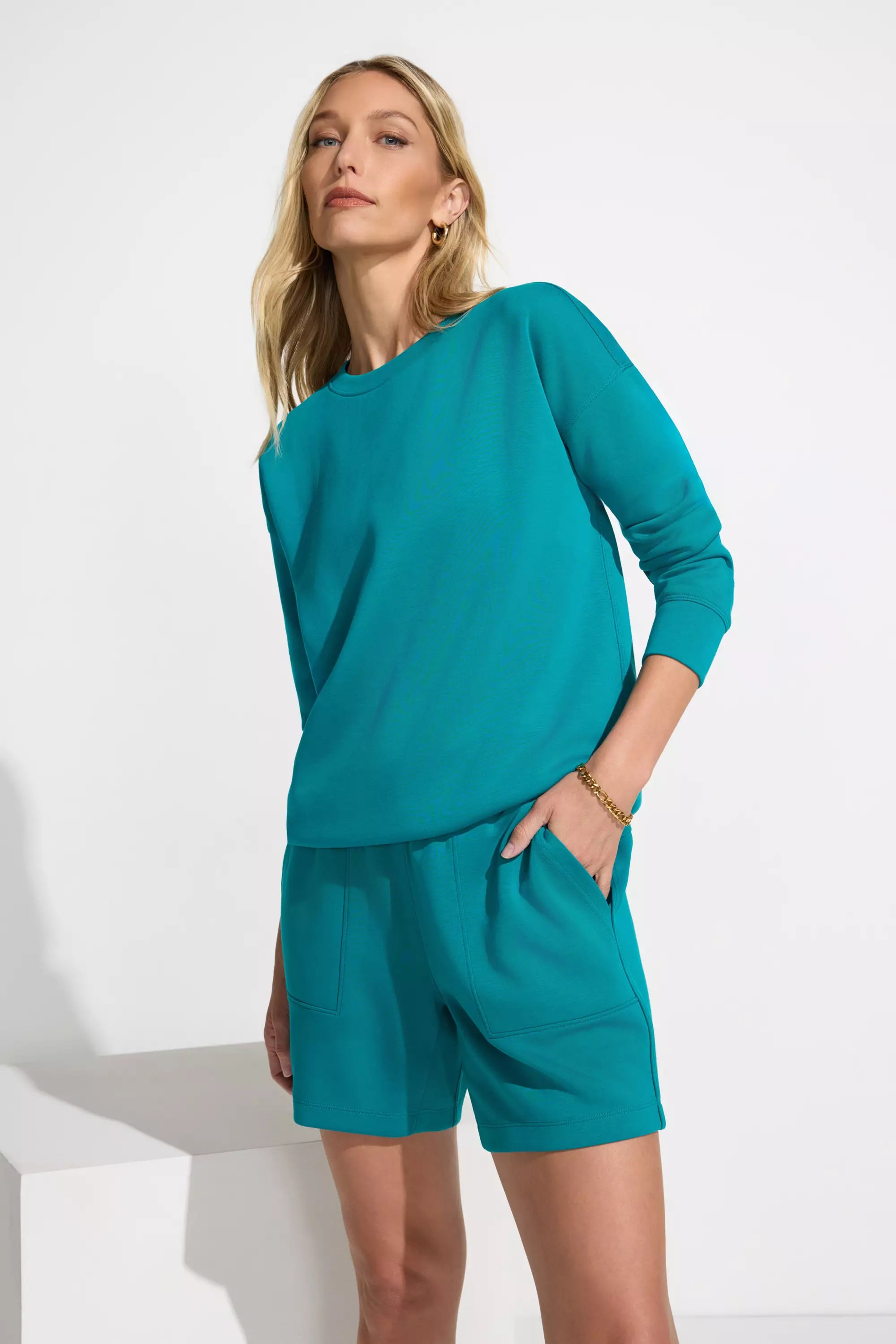 Women’s Tech Fleece Sweatshirt - Verdigris