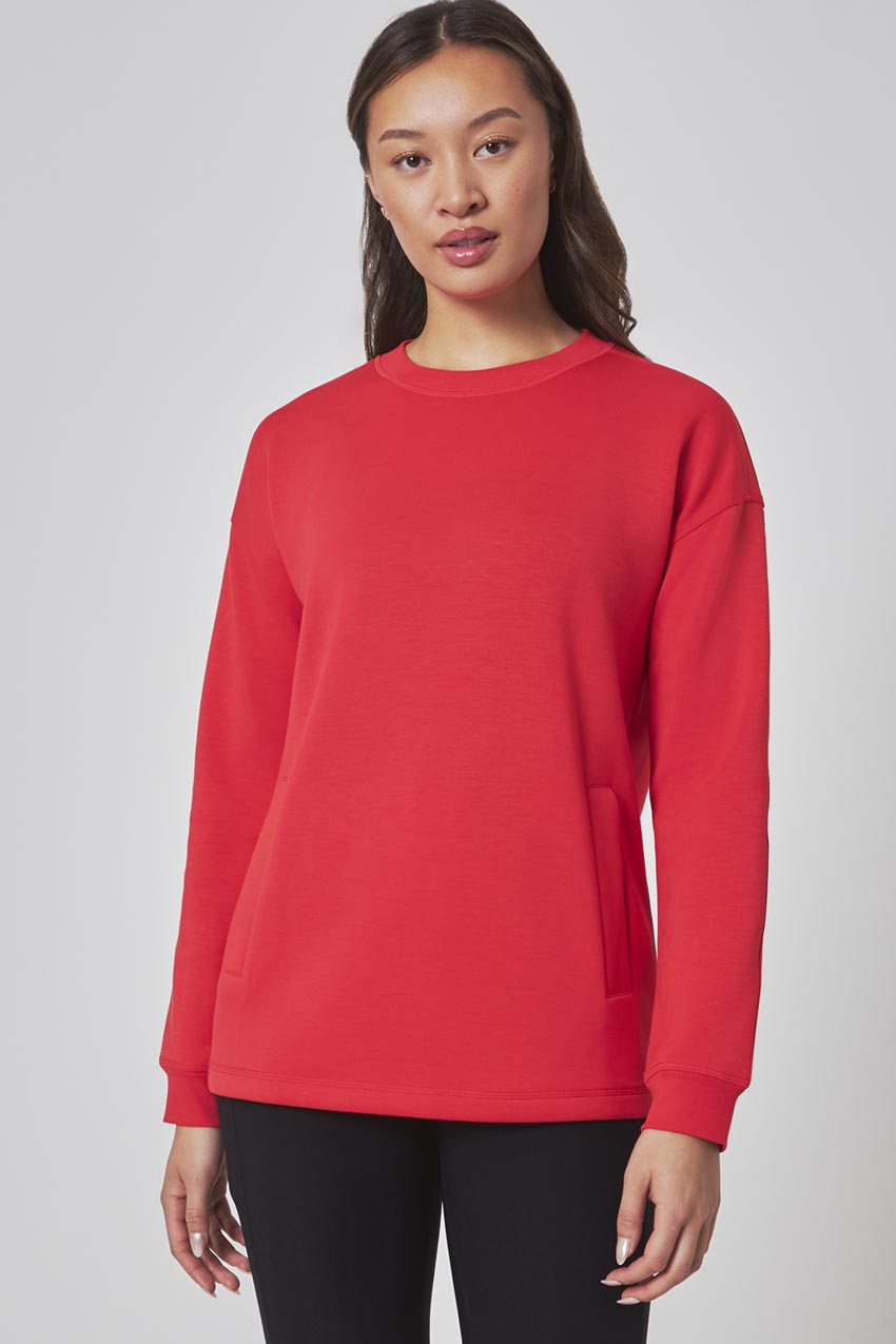 Women's Boxy Top - Luscious Red