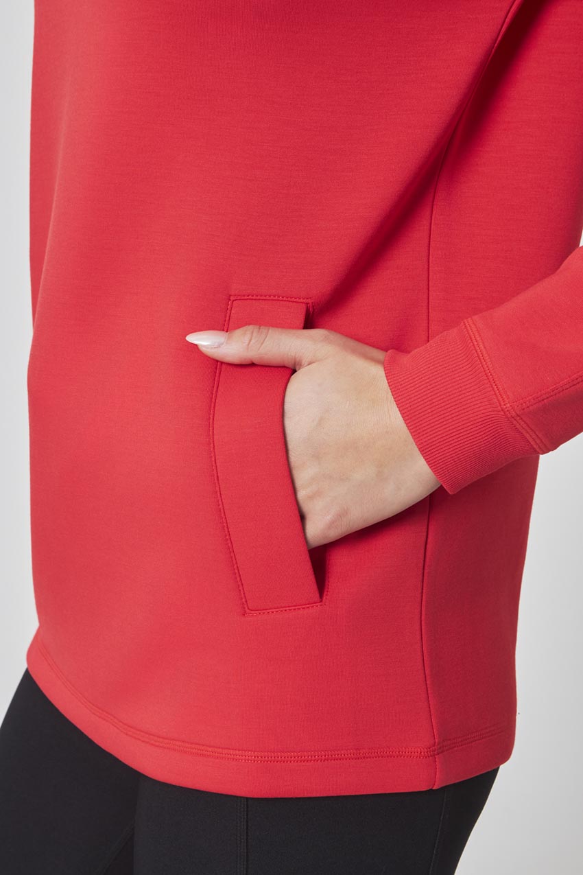 Women's Boxy Top - Luscious Red