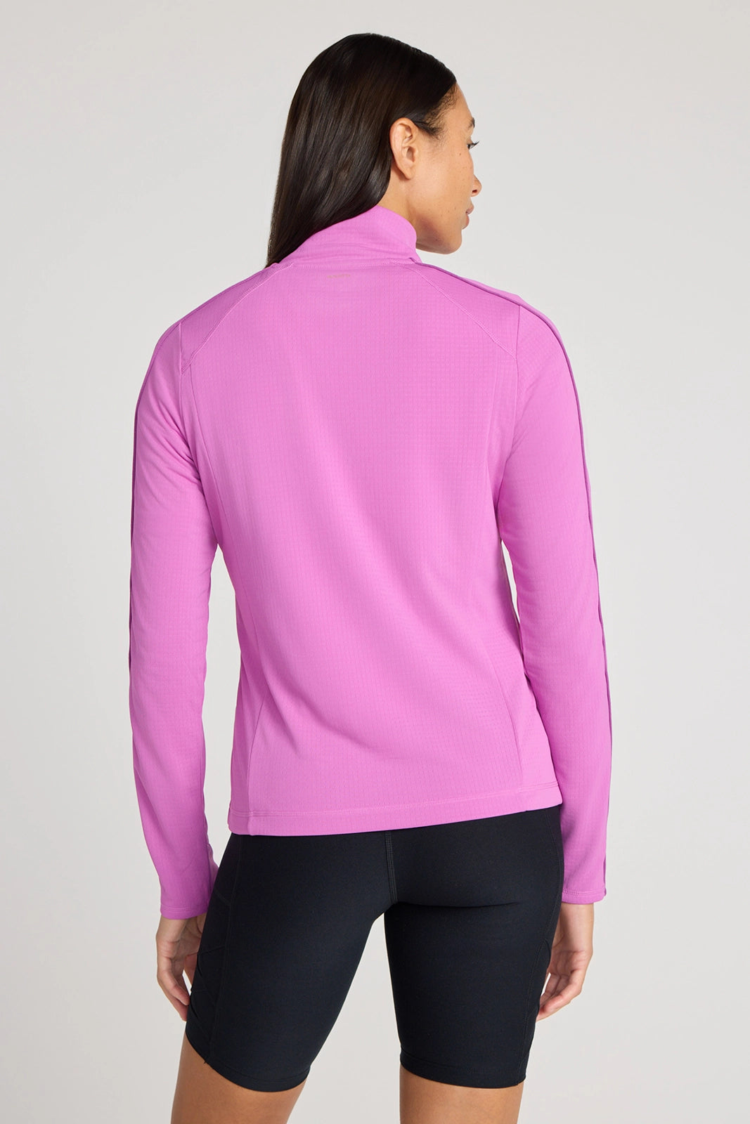 The Run Active GRS Certified Recycled Poly 1/4 Zip Top - Purple
