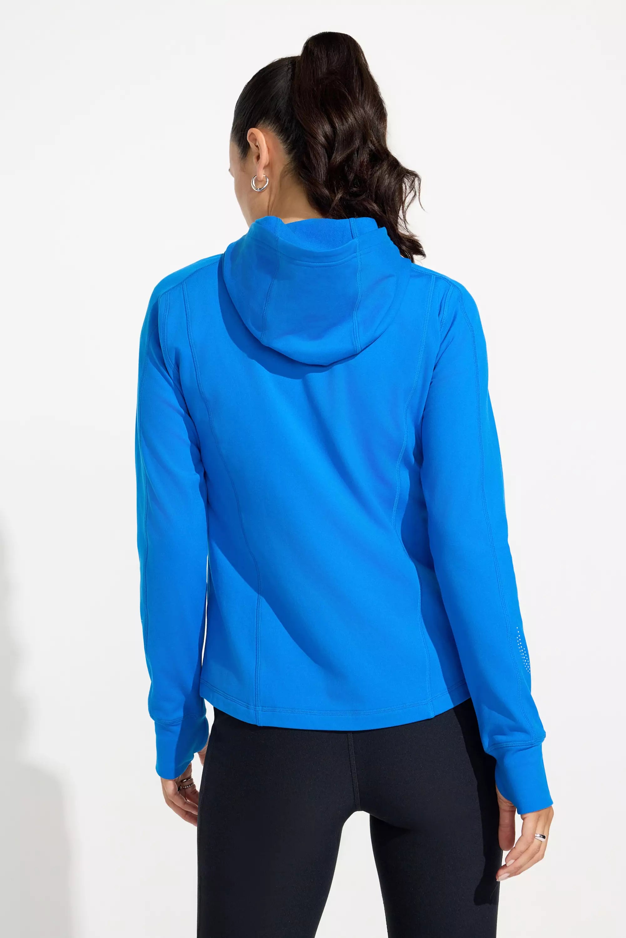 The Stretch GRS Certified Recycled Poly Run Jacket - Blue