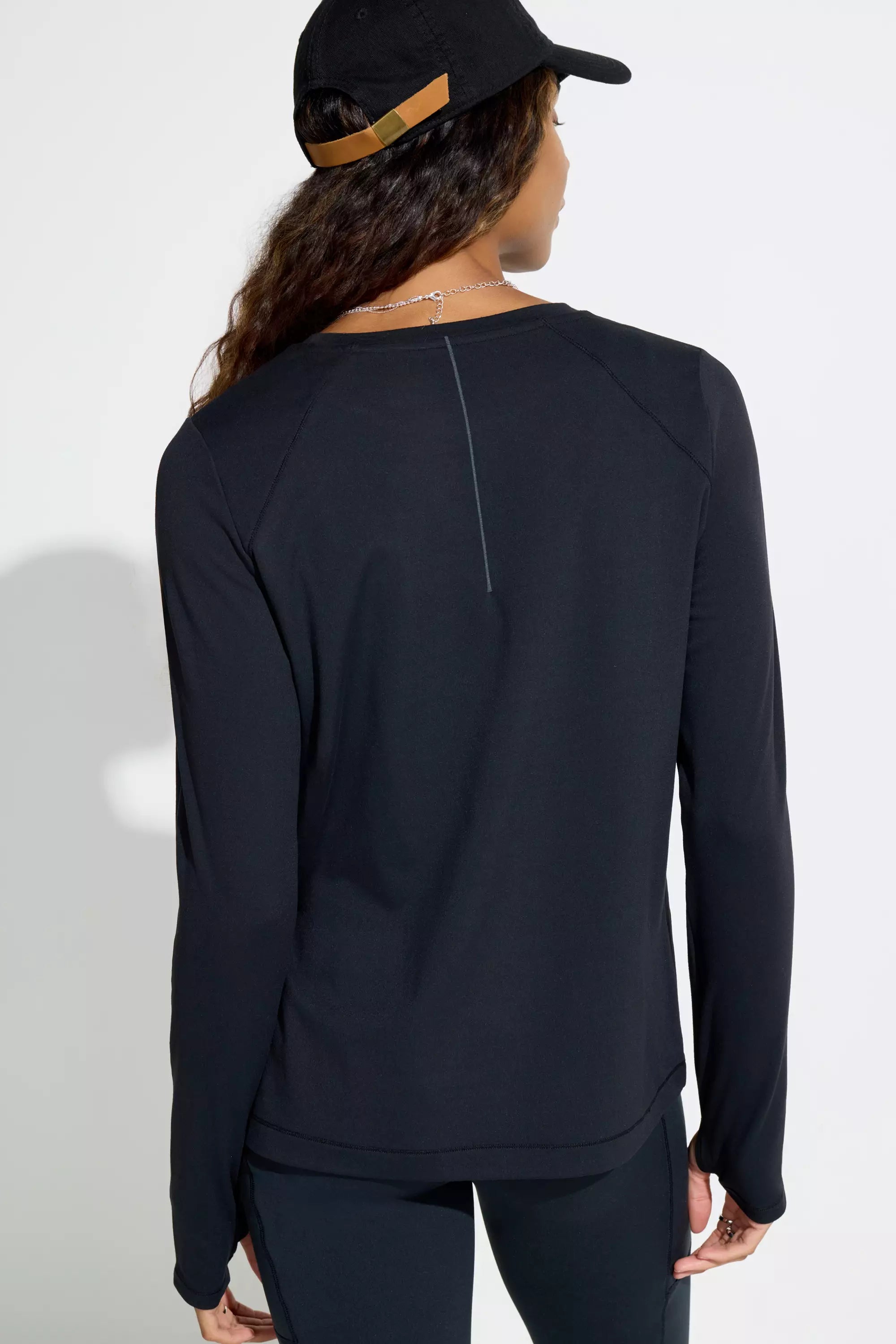 The Active GRS Certified Recycled Poly Long Sleeve Tee - Black