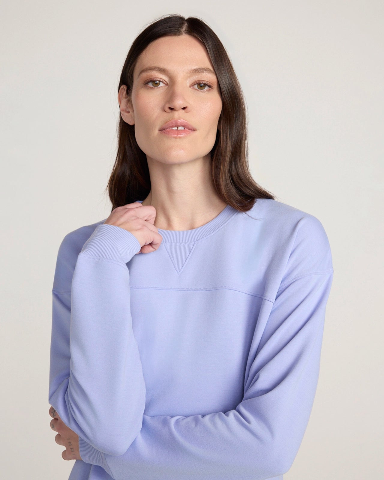 The Soft Terry Pullover - Baby Lavender