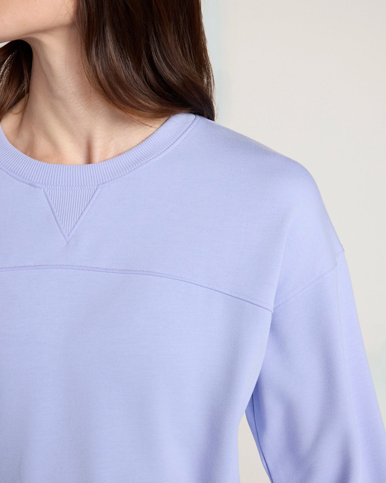 The Soft Terry Pullover - Baby Lavender