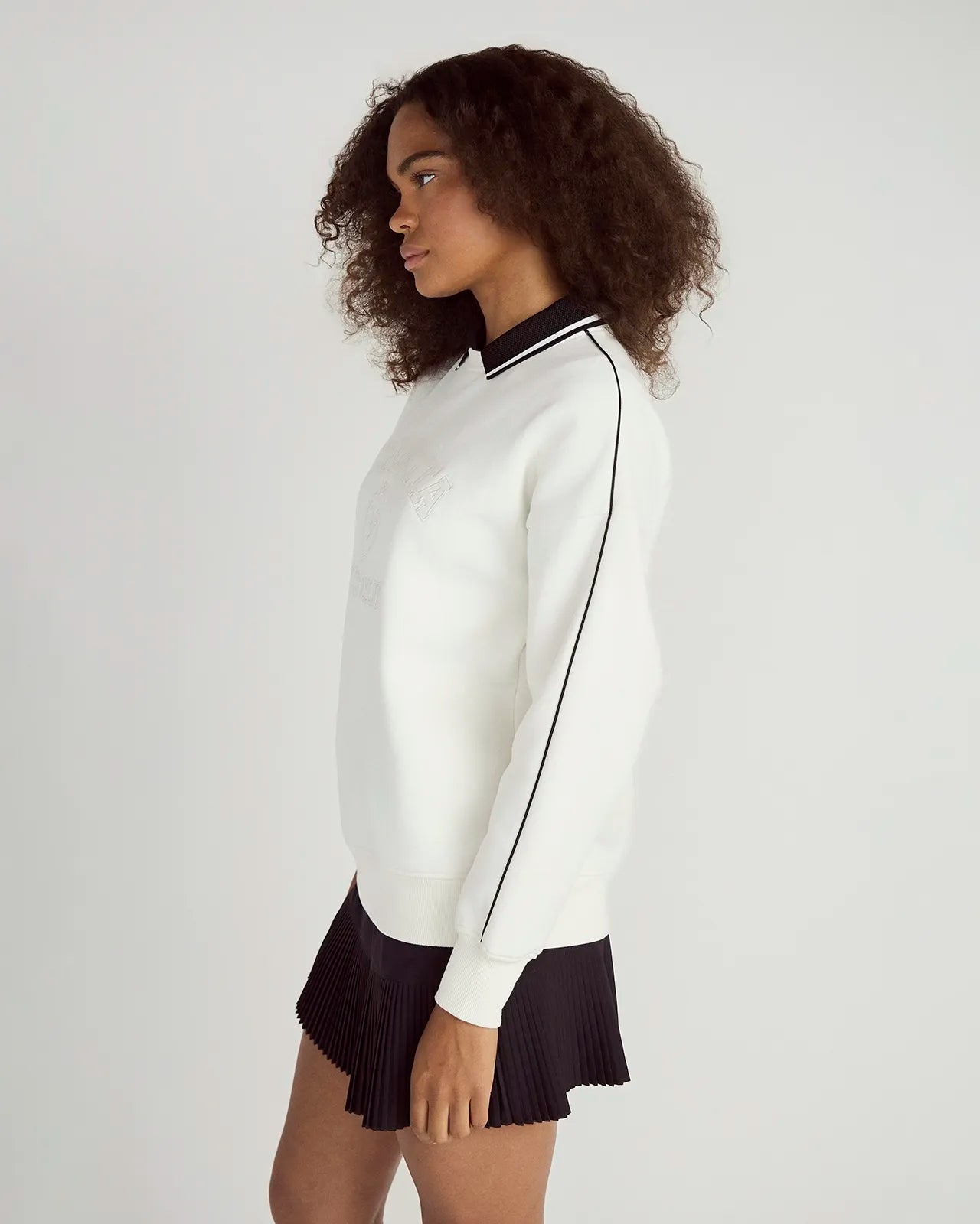 The Soft GRS Certified Recycled Polyester + Organic Cotton Club Sweatshirt - Pristine