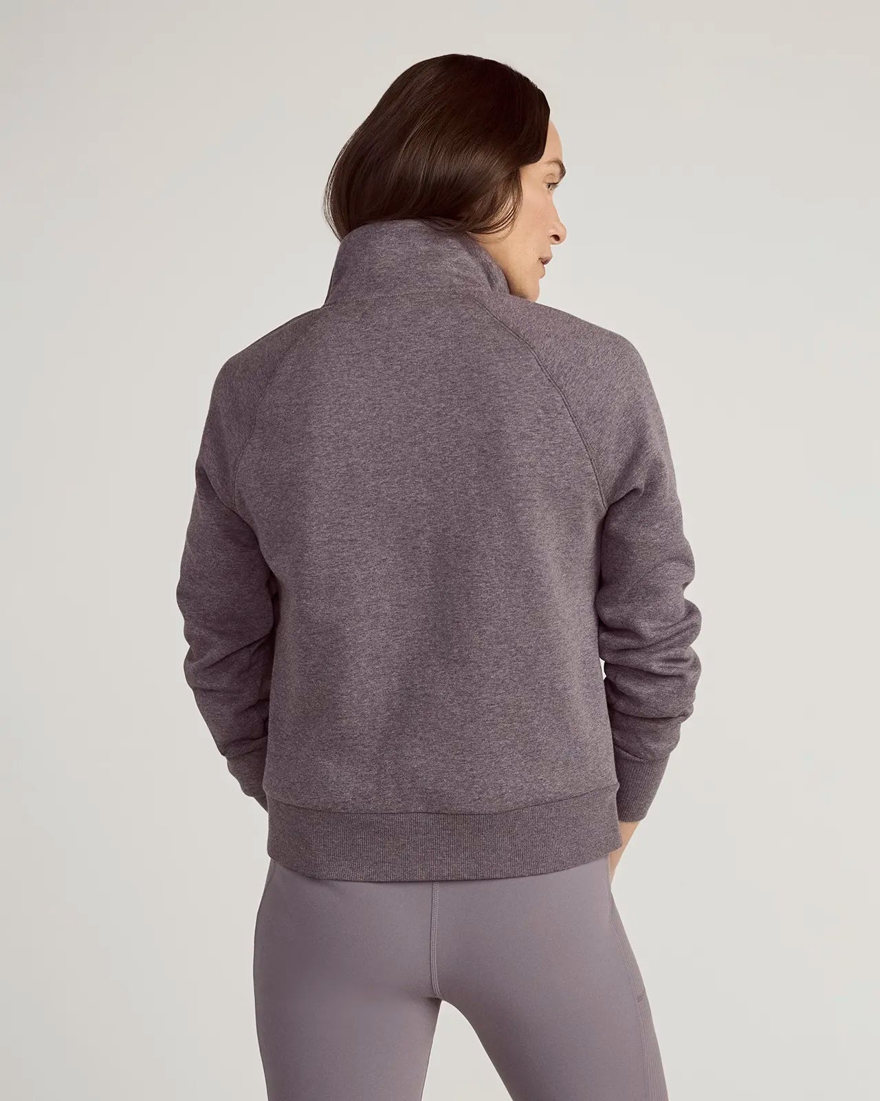 The Soft Luxe GRS Certified Recycled Polyester + Organic Cotton Full Zip - Excalibur