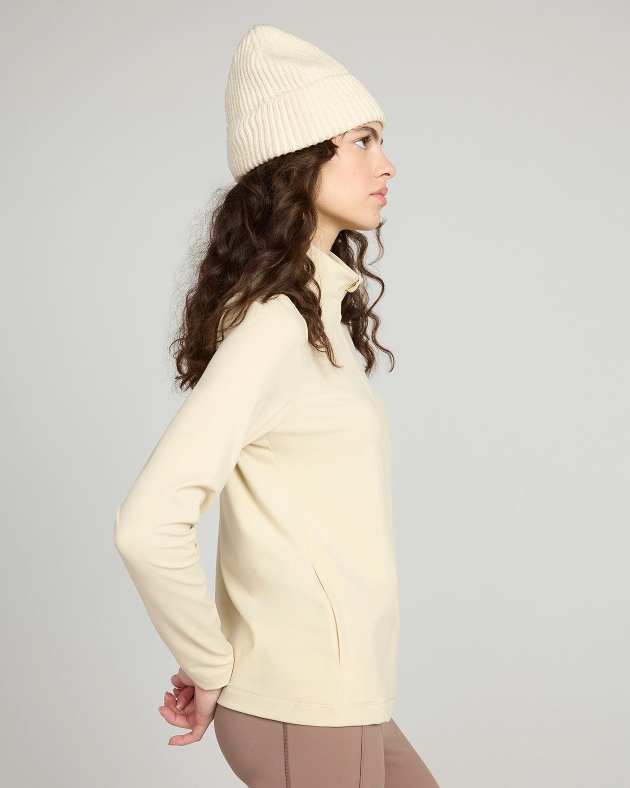 The Ultra-Soft GRS Certified Recycled Nylon Yoga Jacket