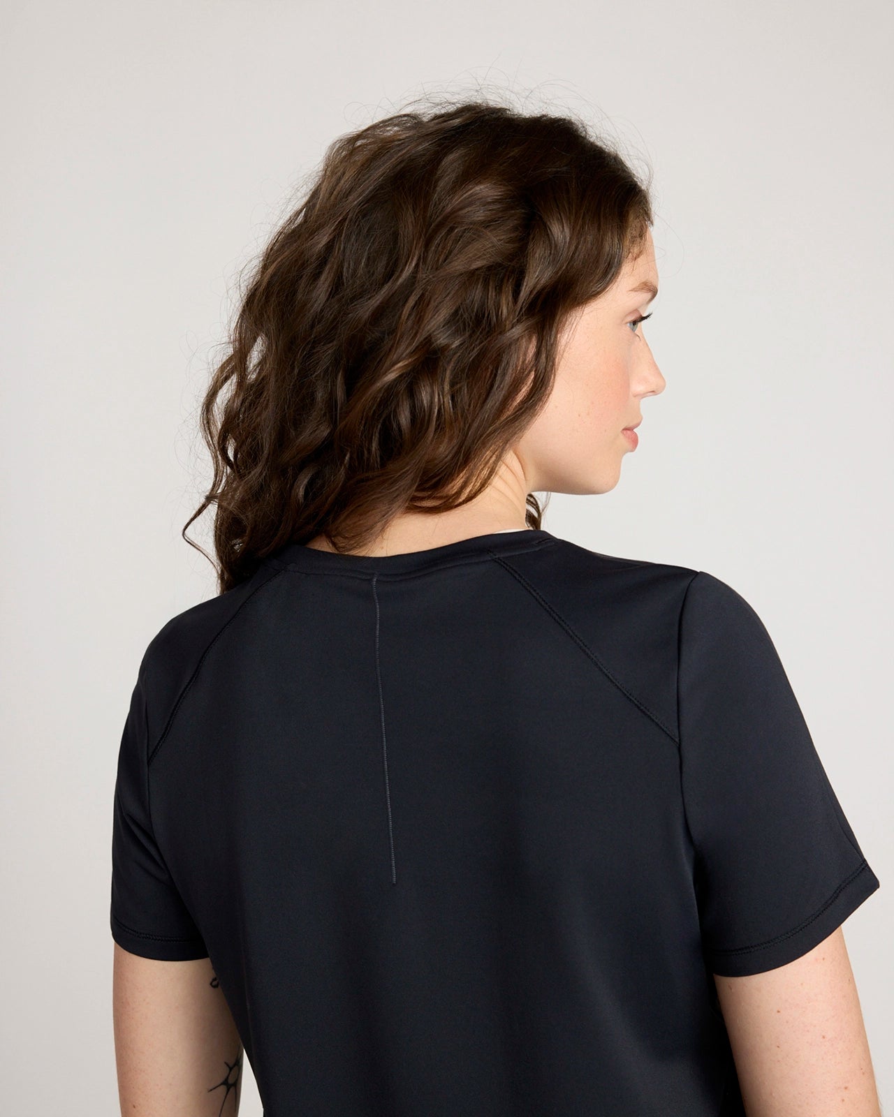 The Active Soft GRS Recycled Nylon T-Shirt - Black