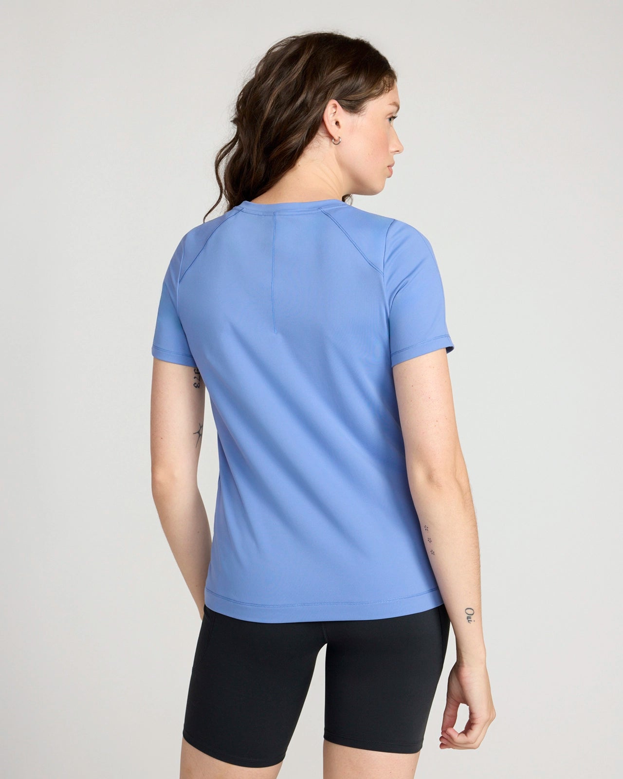 The Active Soft GRS Recycled Nylon T-Shirt - Colony Blue