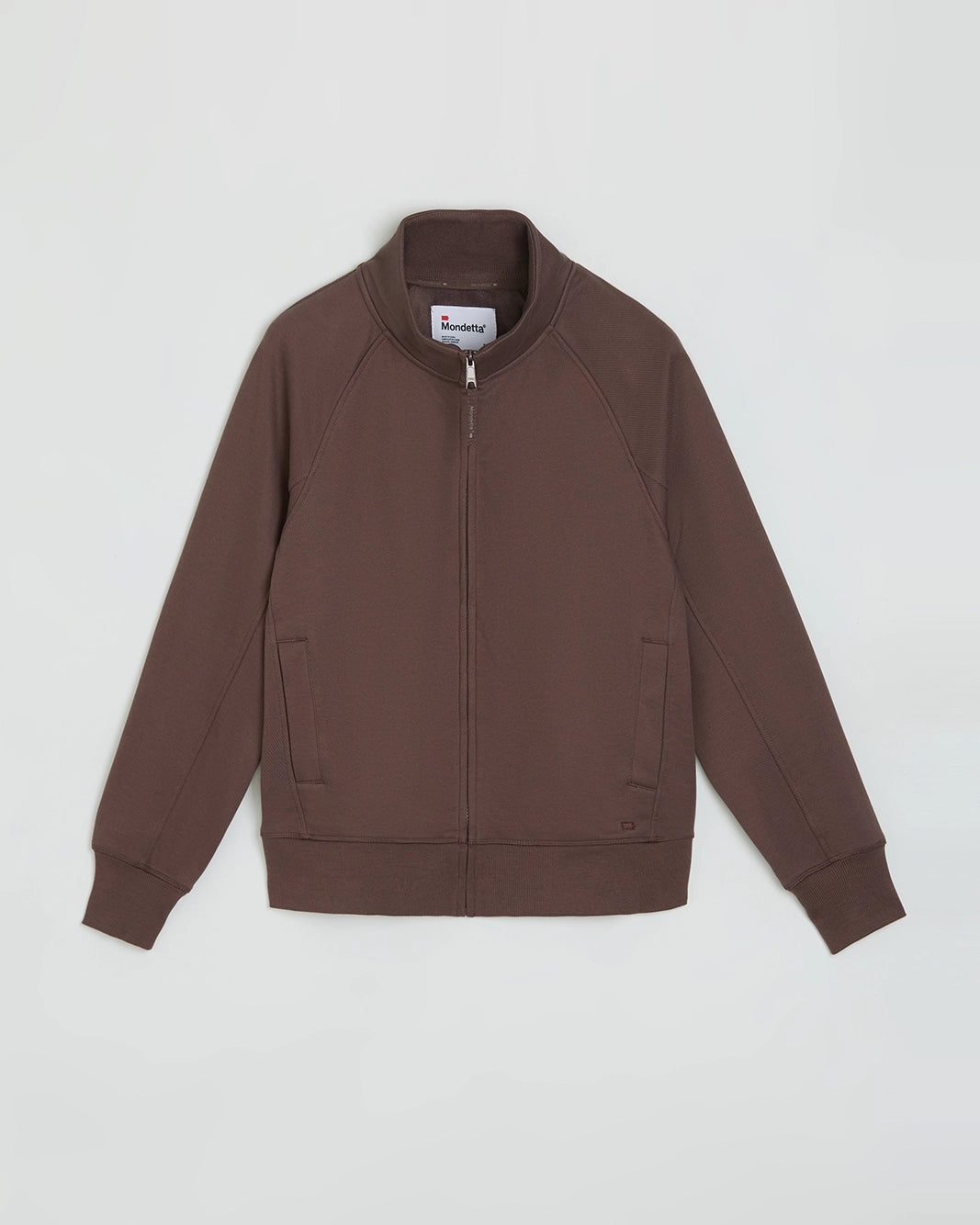 The Soft Luxe Bonded Fleece Full Zip Jacket - Brown