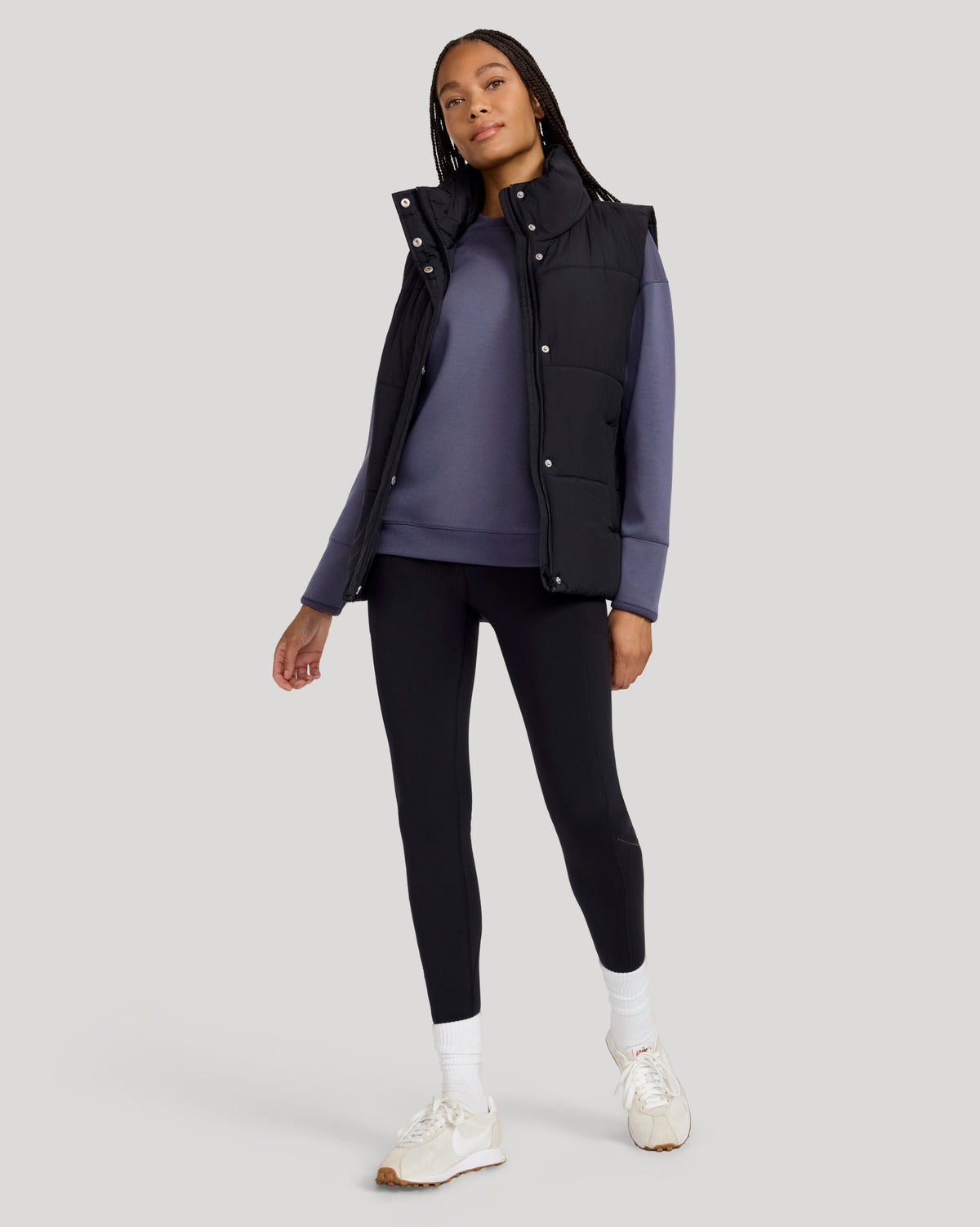 The Soft Luxe Soft Fleece Tunic - Dark Purple