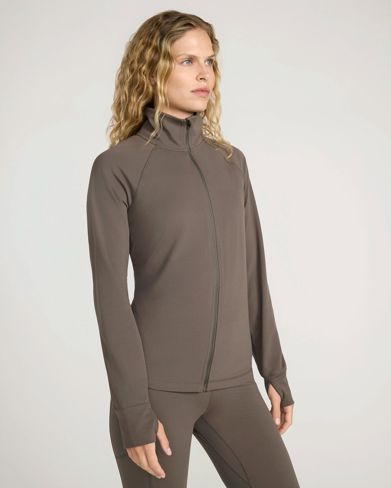 The Active Yoga Jacket - Brown