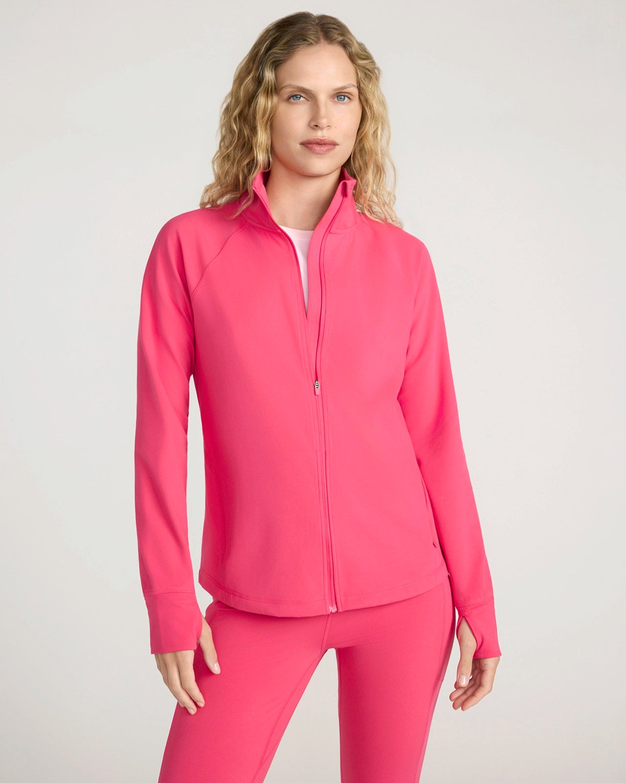 For detailed item description, go to 'Long Product Description' region - The Active Yoga Jacket - Raspberry Sorbet