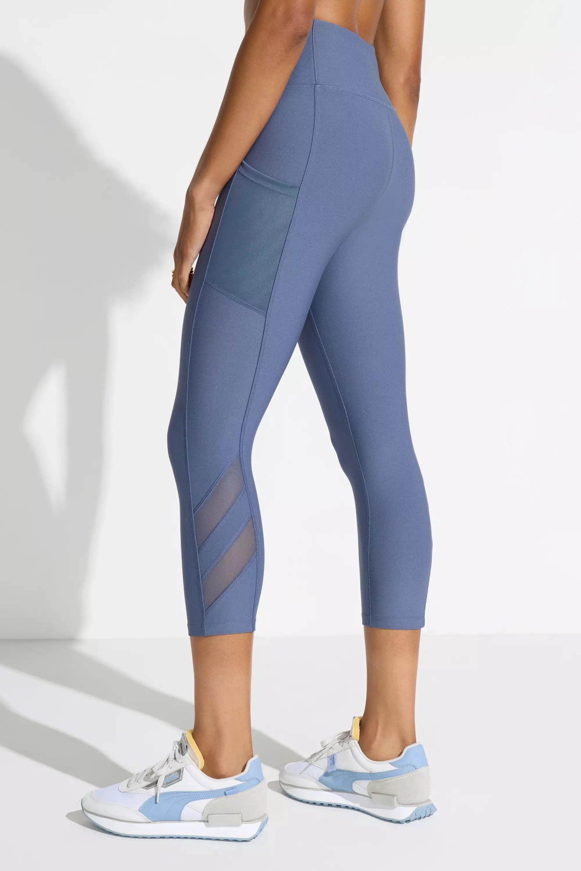 Women’s Mesh Capri - Lilac