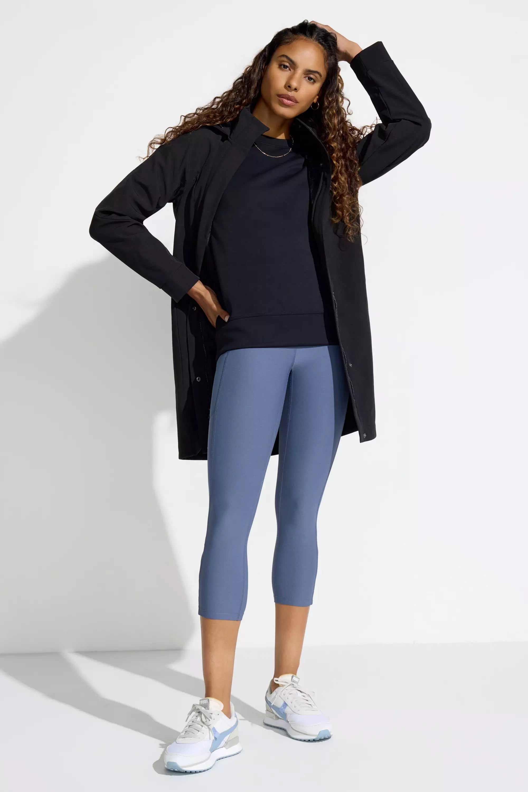 Women’s Mesh Capri - Lilac