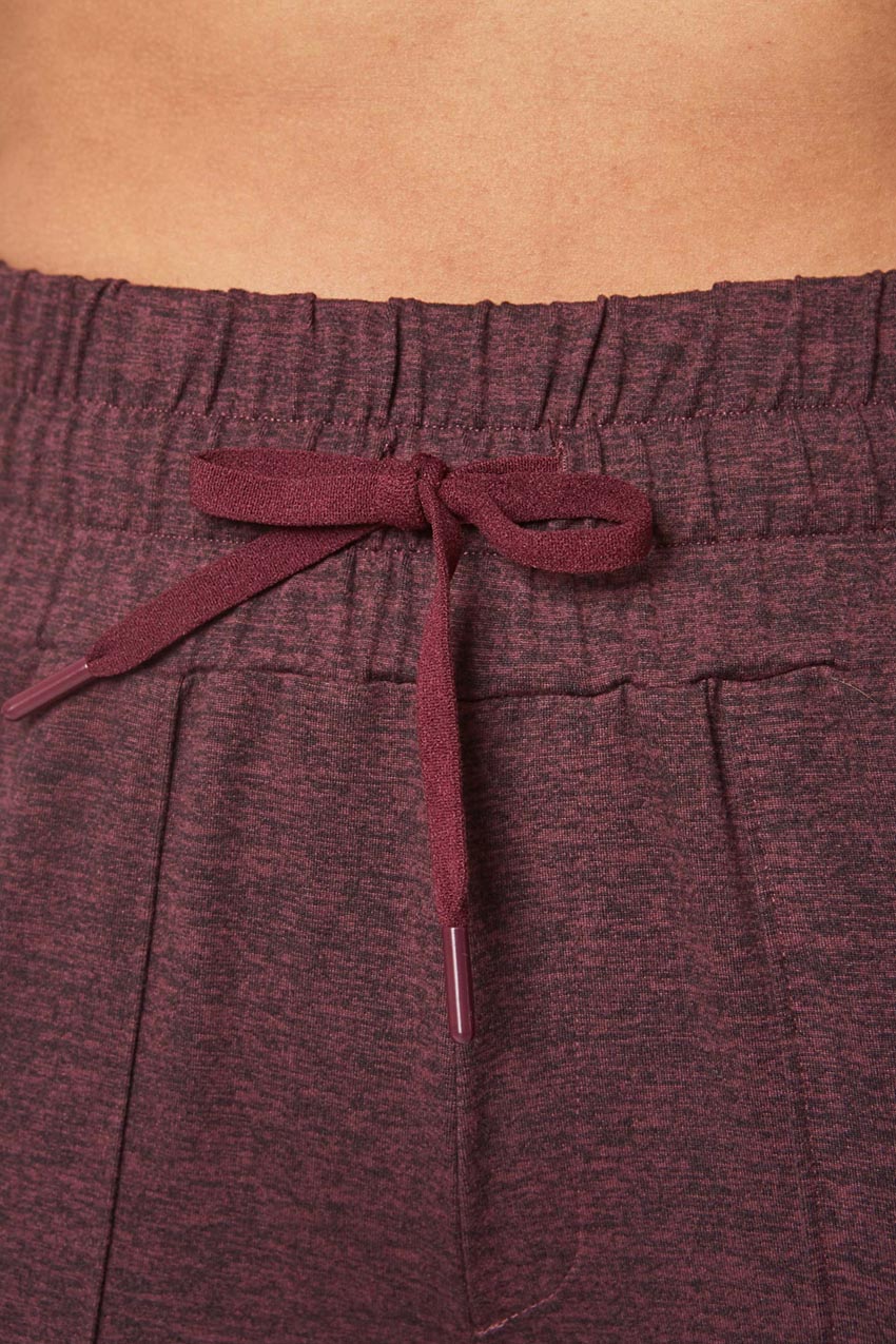 Women’s Melange Peached Jogger - Wine Tasting Melange