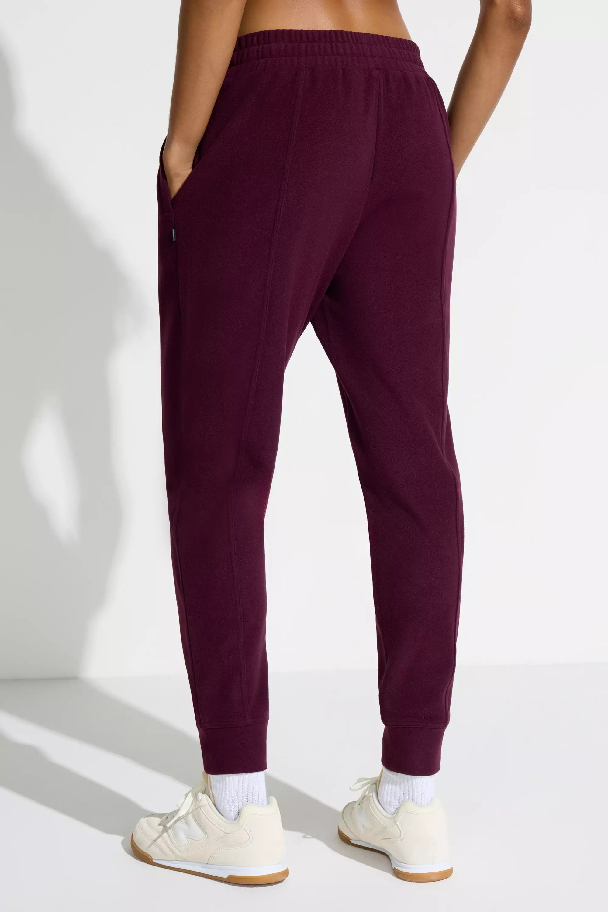 Women’s Cozy Velour Jogger - Red