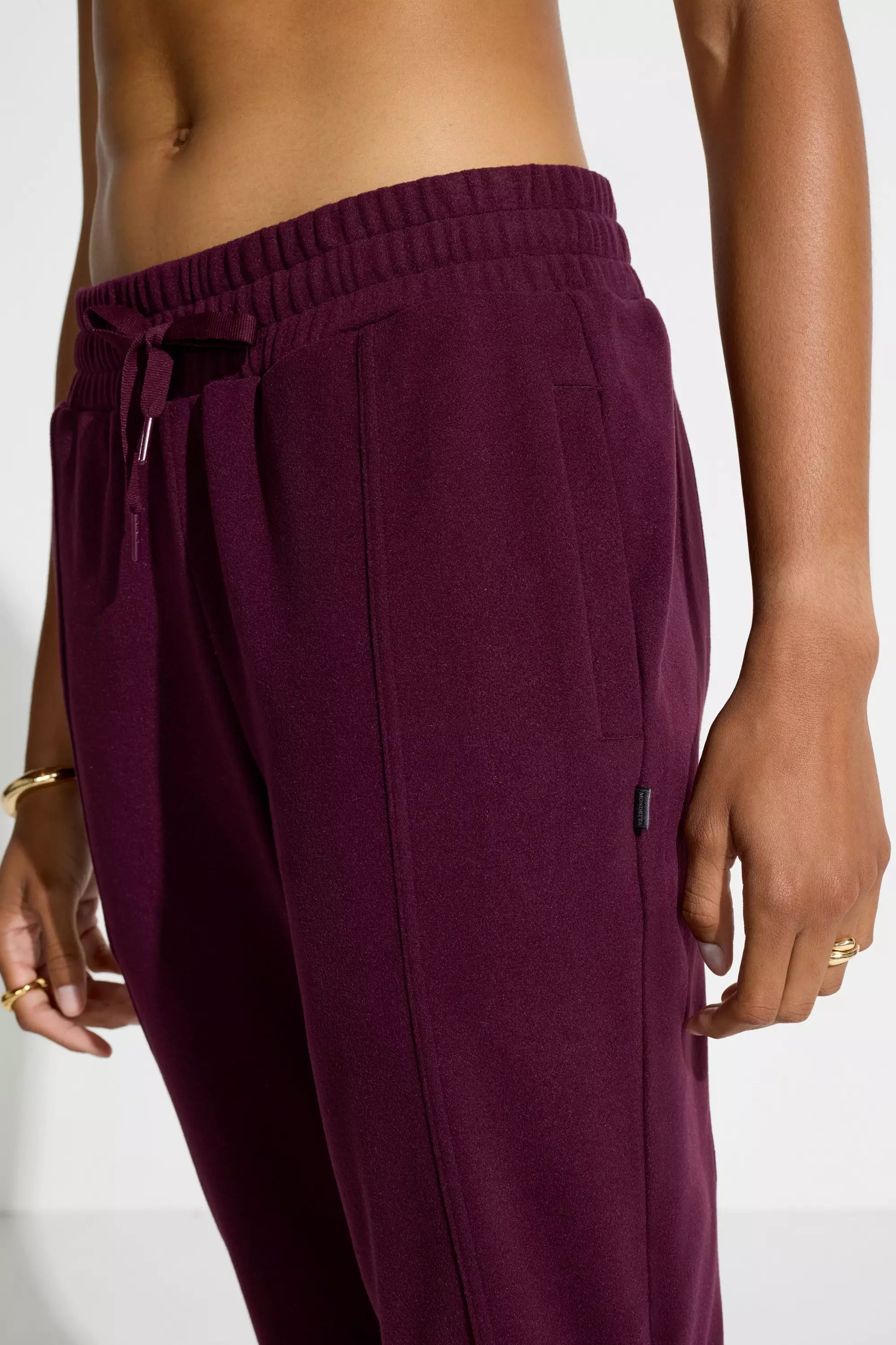 Women’s Cozy Velour Jogger - Red