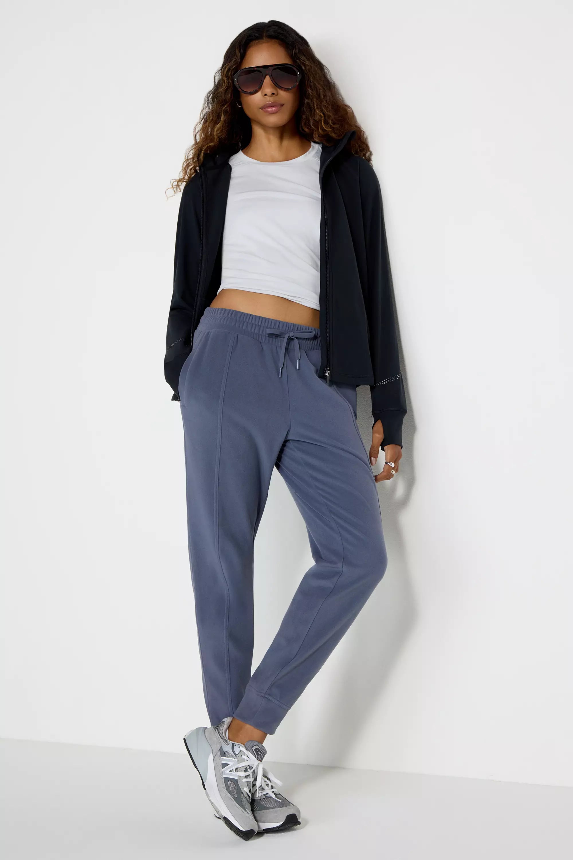 Women’s Cozy Velour Jogger - Blue