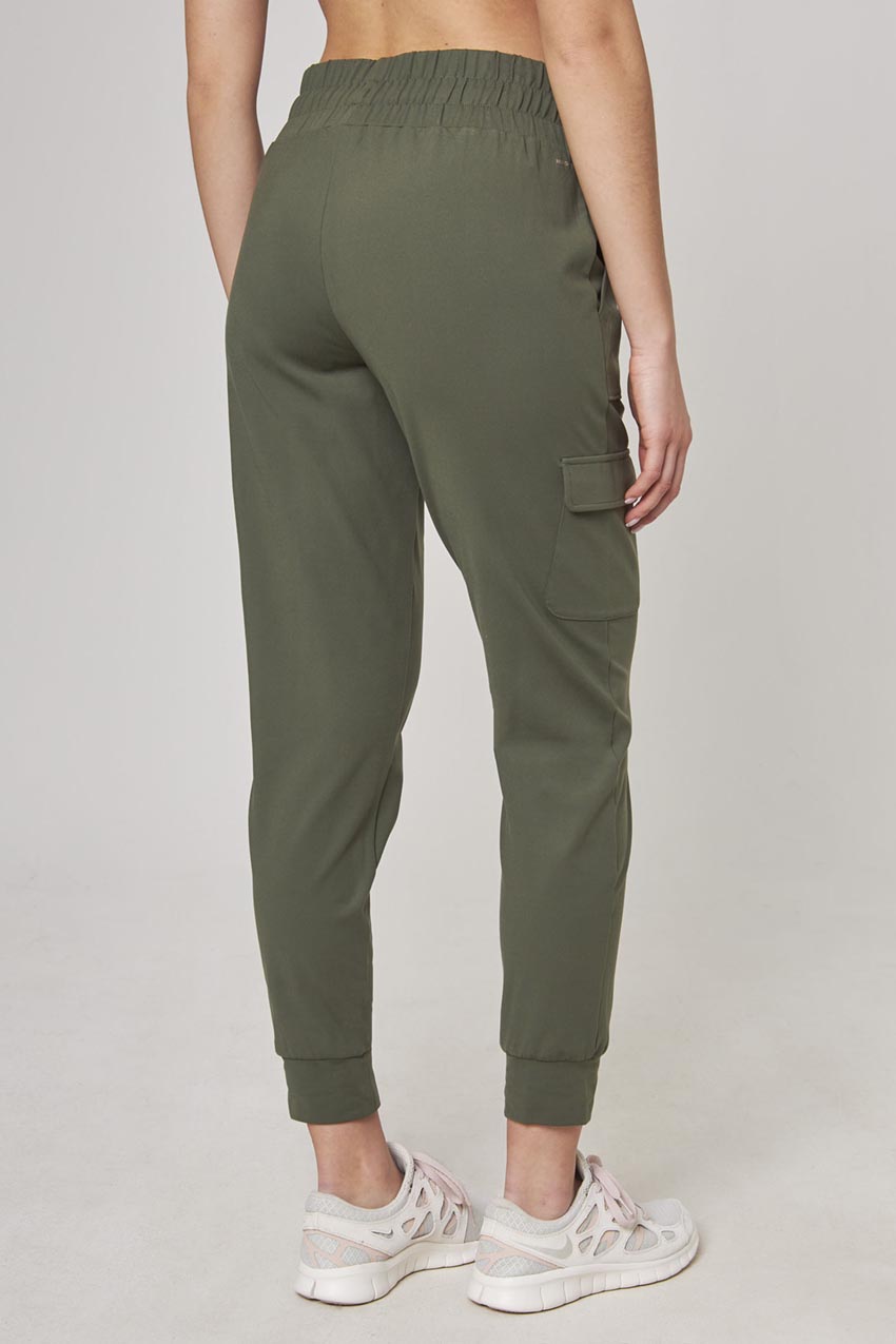 Women’s Peached Cargo Jogger - Thyme