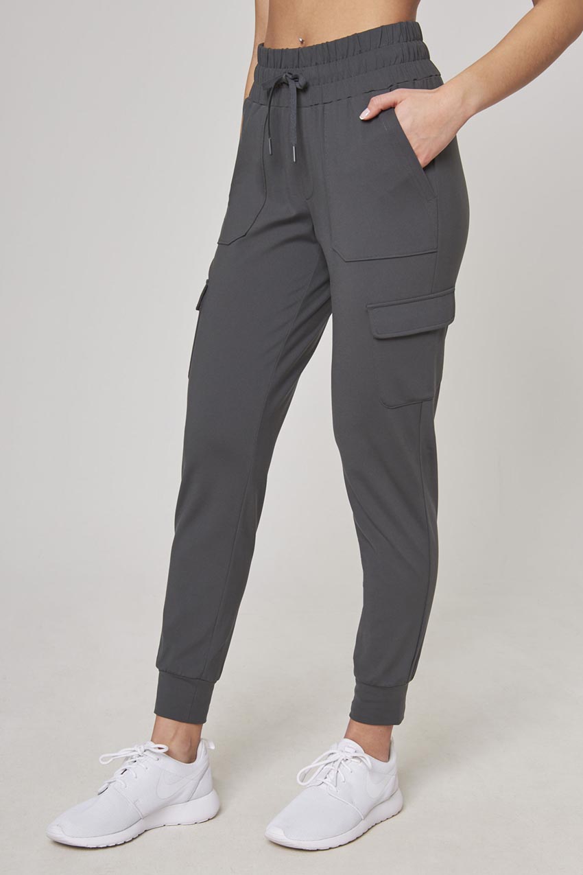 Women’s Peached Cargo Jogger - Volcanic Ash