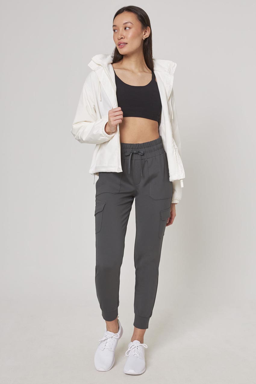 Women’s Peached Cargo Jogger - Volcanic Ash