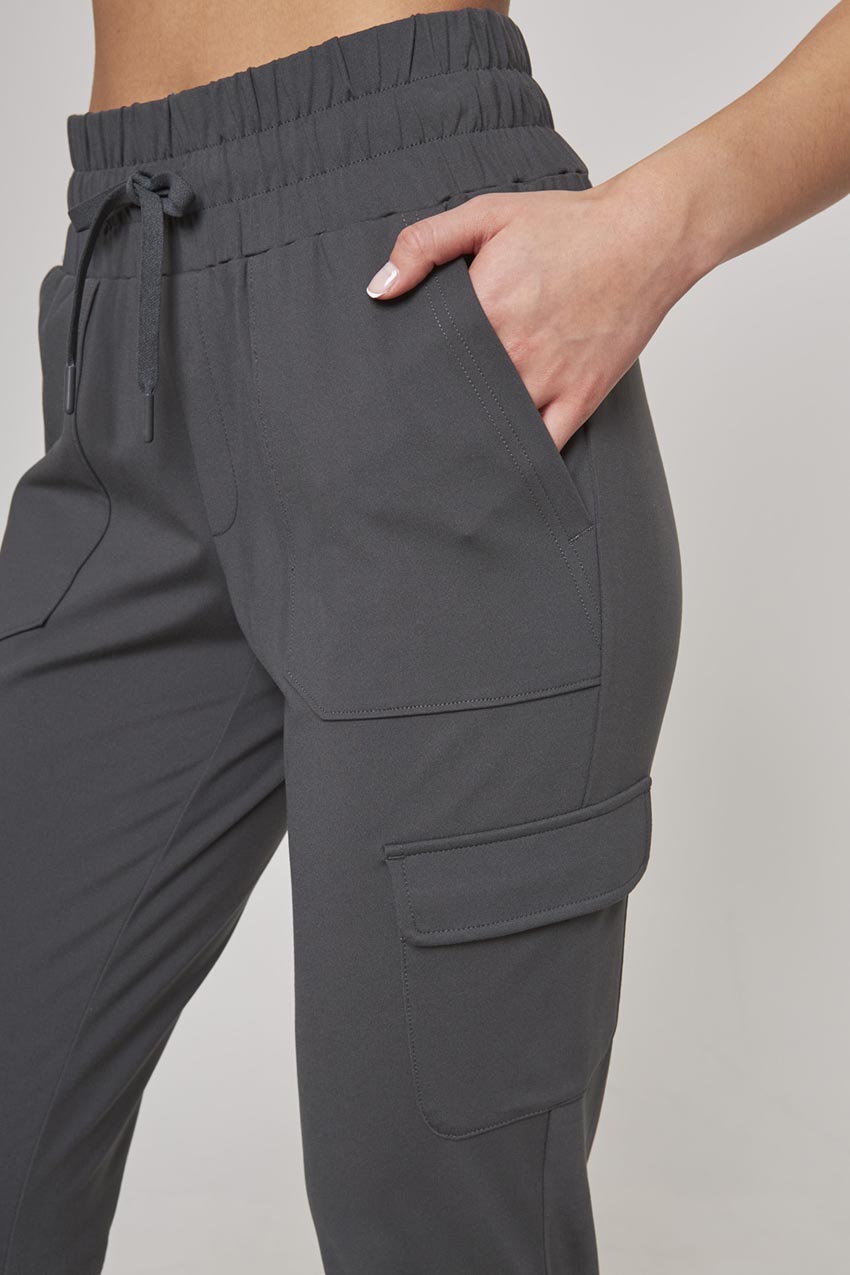 Women’s Peached Cargo Jogger - Volcanic Ash