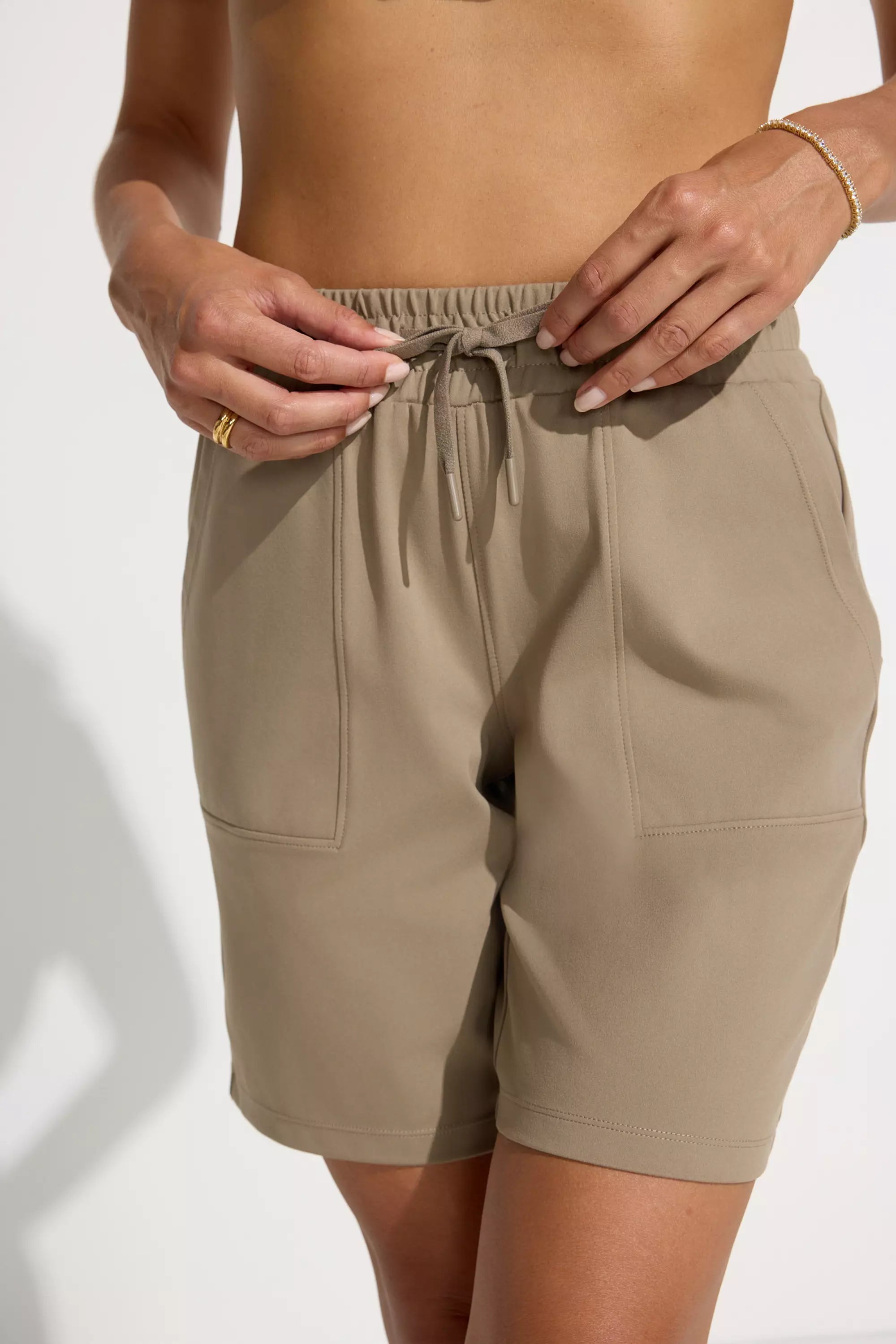 Women’s Knit Bermuda - Brown