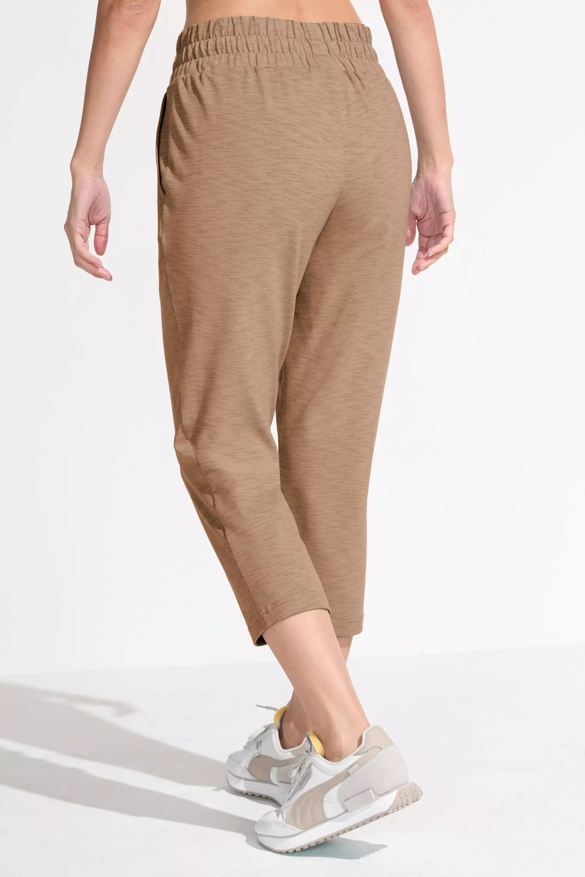 Women’s Capri Jogger - Brown Combo