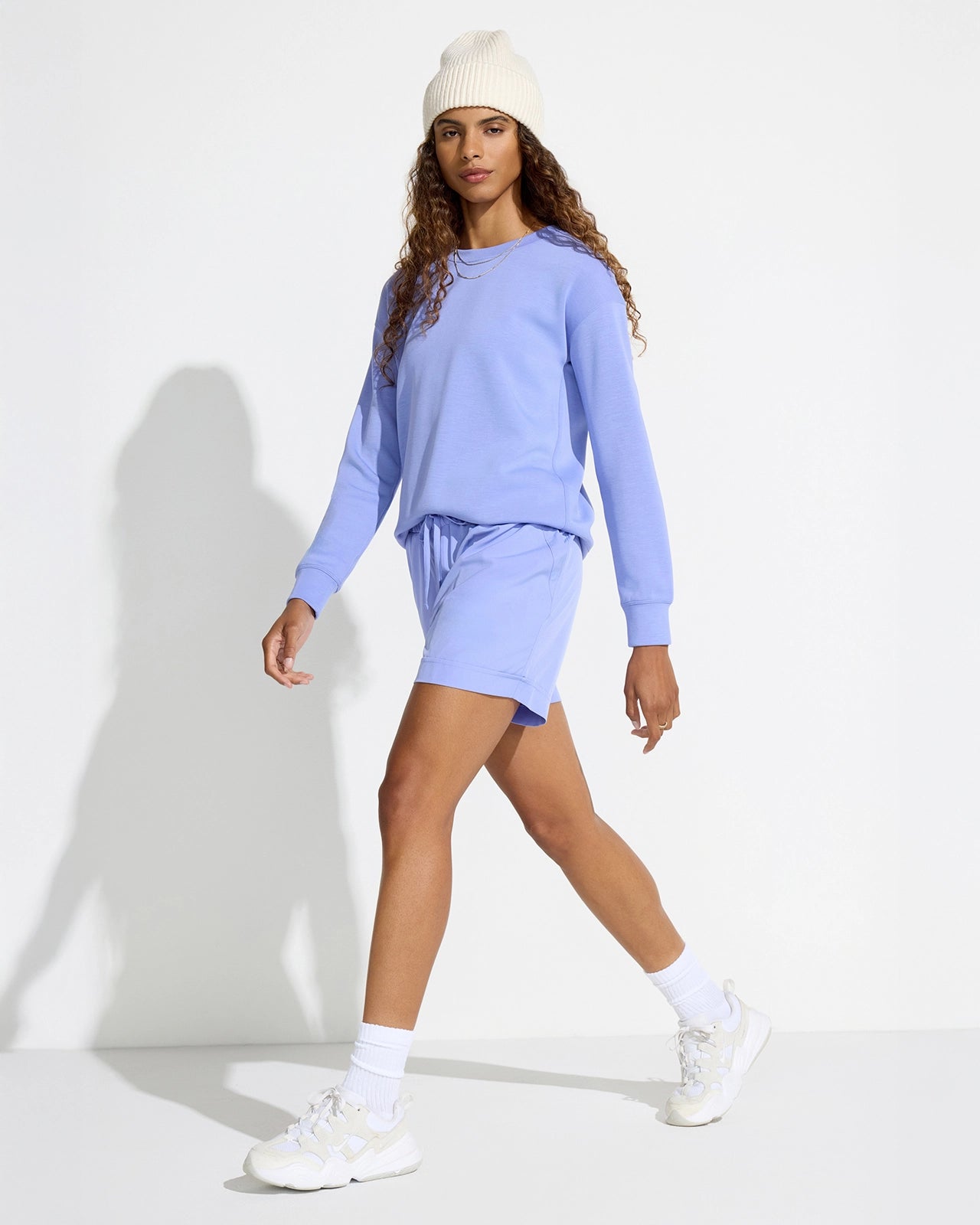 The Stretch GRS Certified Recycled Poly 6" Walking Short - Jacaranda Purple