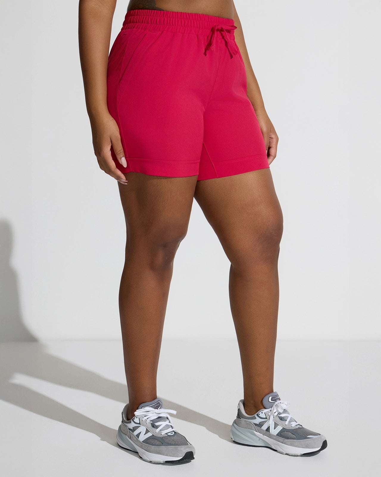 The Stretch GRS Certified Recycled Poly 6" Walking Short - Persian Red