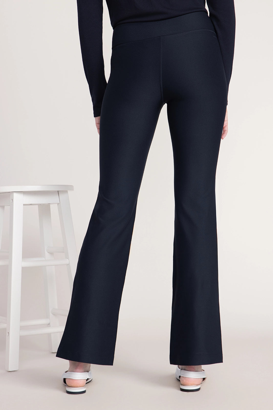 The Active GRS Certified Recycled Poly Wide Leg Yoga Pant - Black