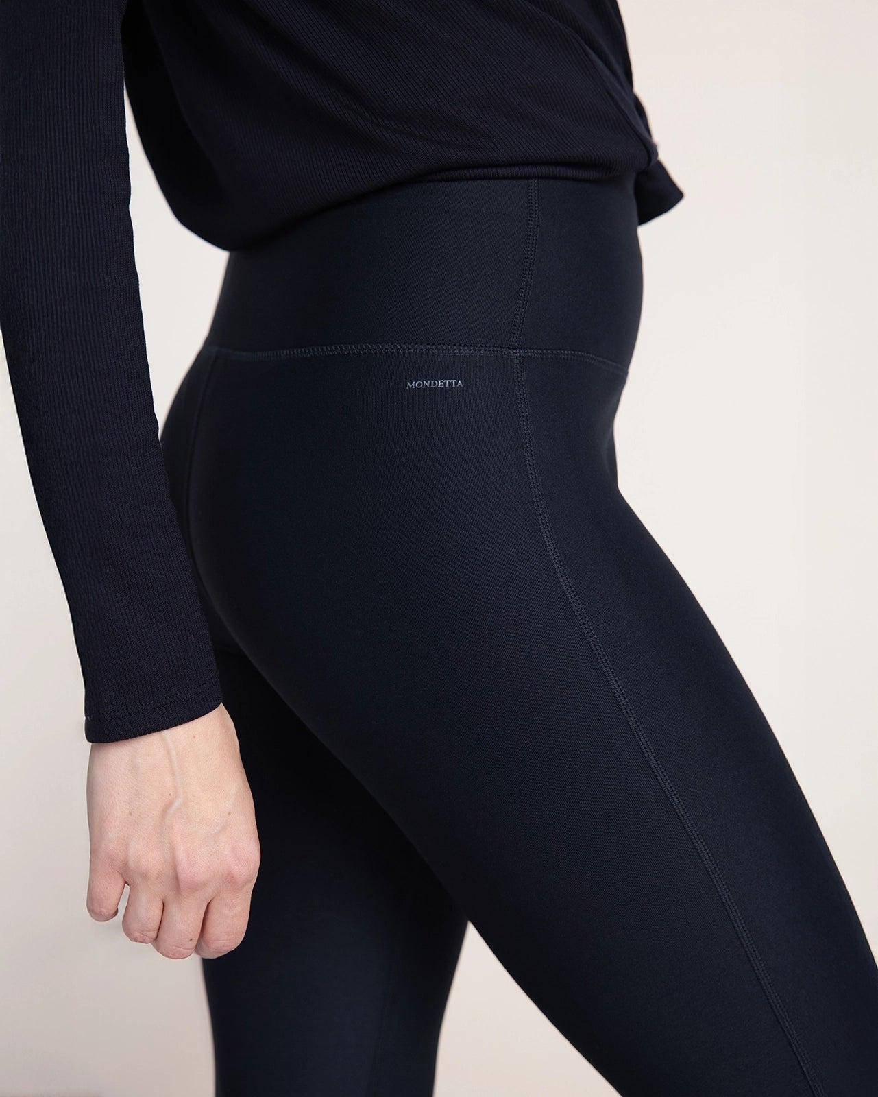 The Active GRS Certified Recycled Poly Wide Leg Yoga Pant - Black