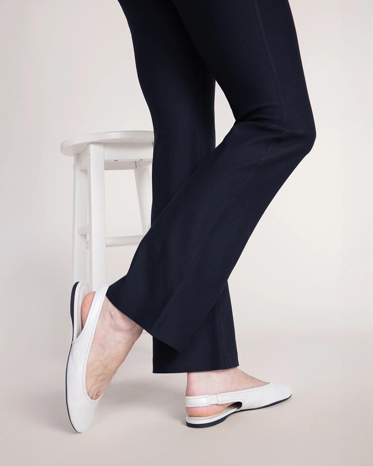 The Active GRS Certified Recycled Poly Wide Leg Yoga Pant - Black