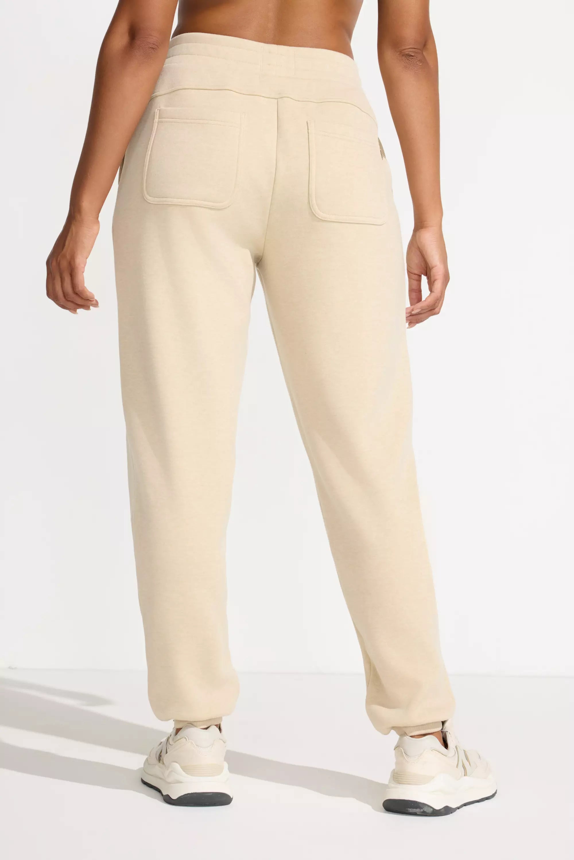 The Soft Warm GRS Certified Recycled Poly Oversized Jogger - Irish Cream