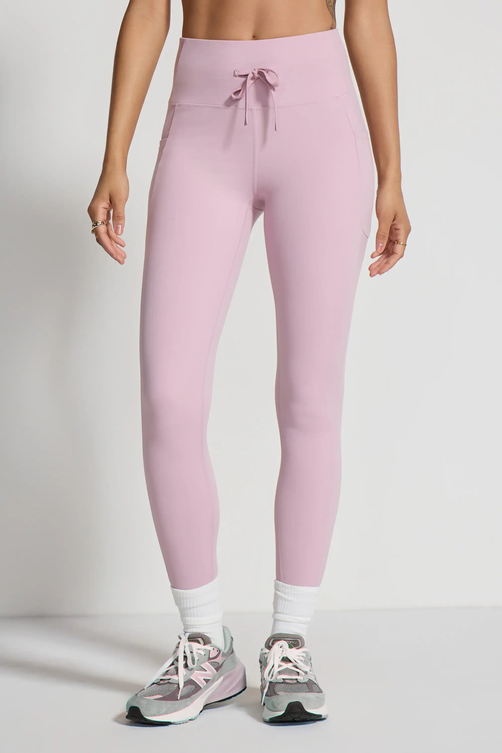 Women's Mixed Media Hike Legging - Pink