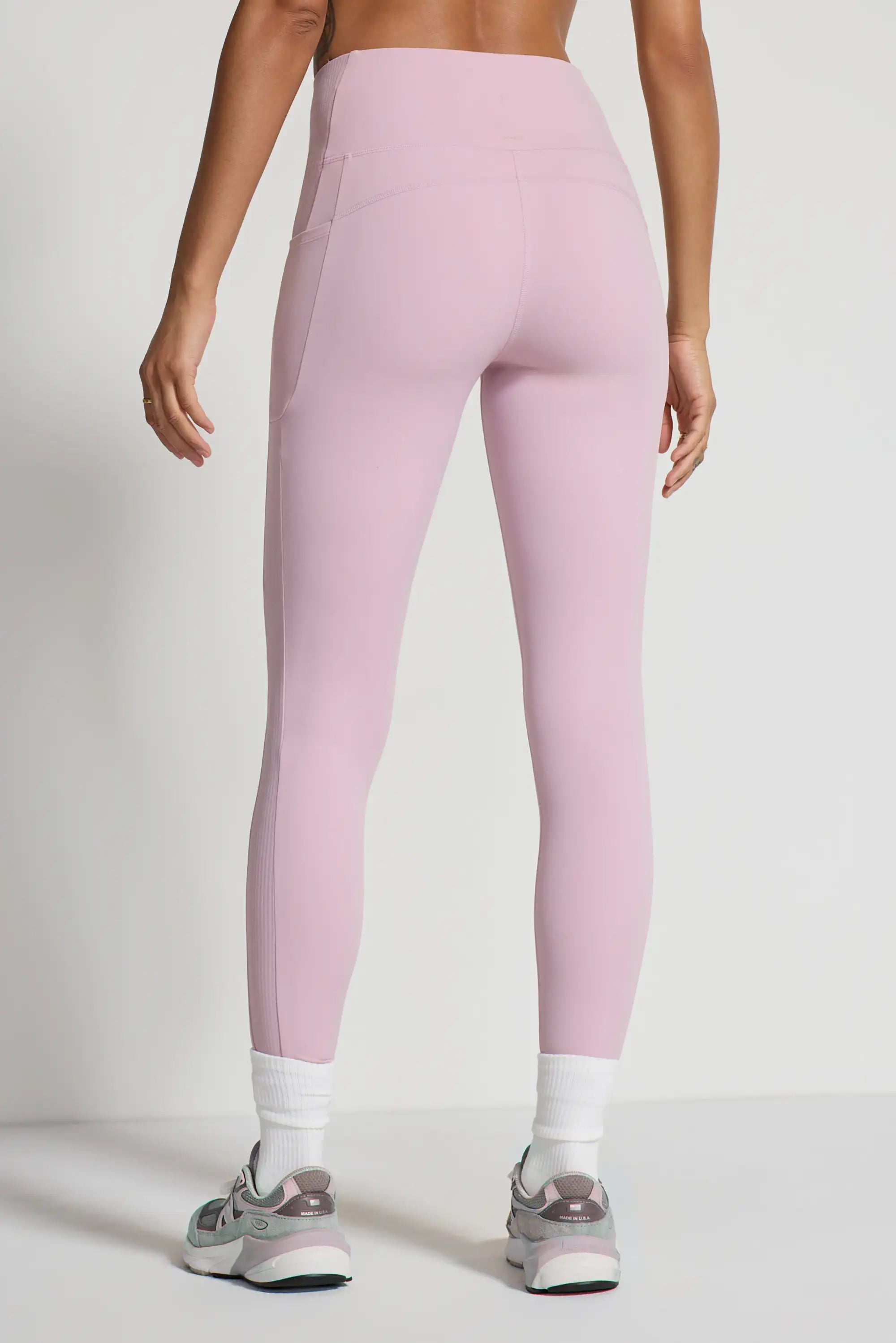 Women's Mixed Media Hike Legging - Pink