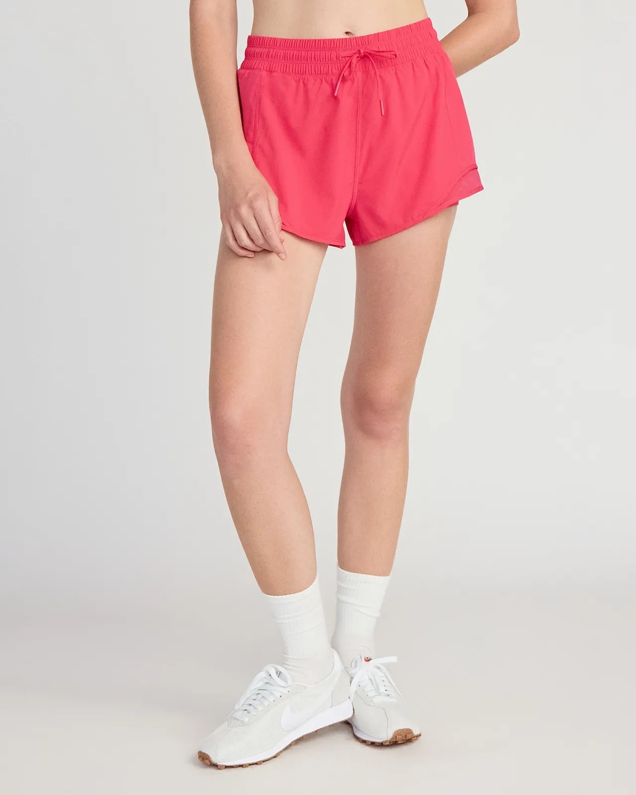 The Built-In Compression GRS Certified Recycled Polyester Run Short - Azalea