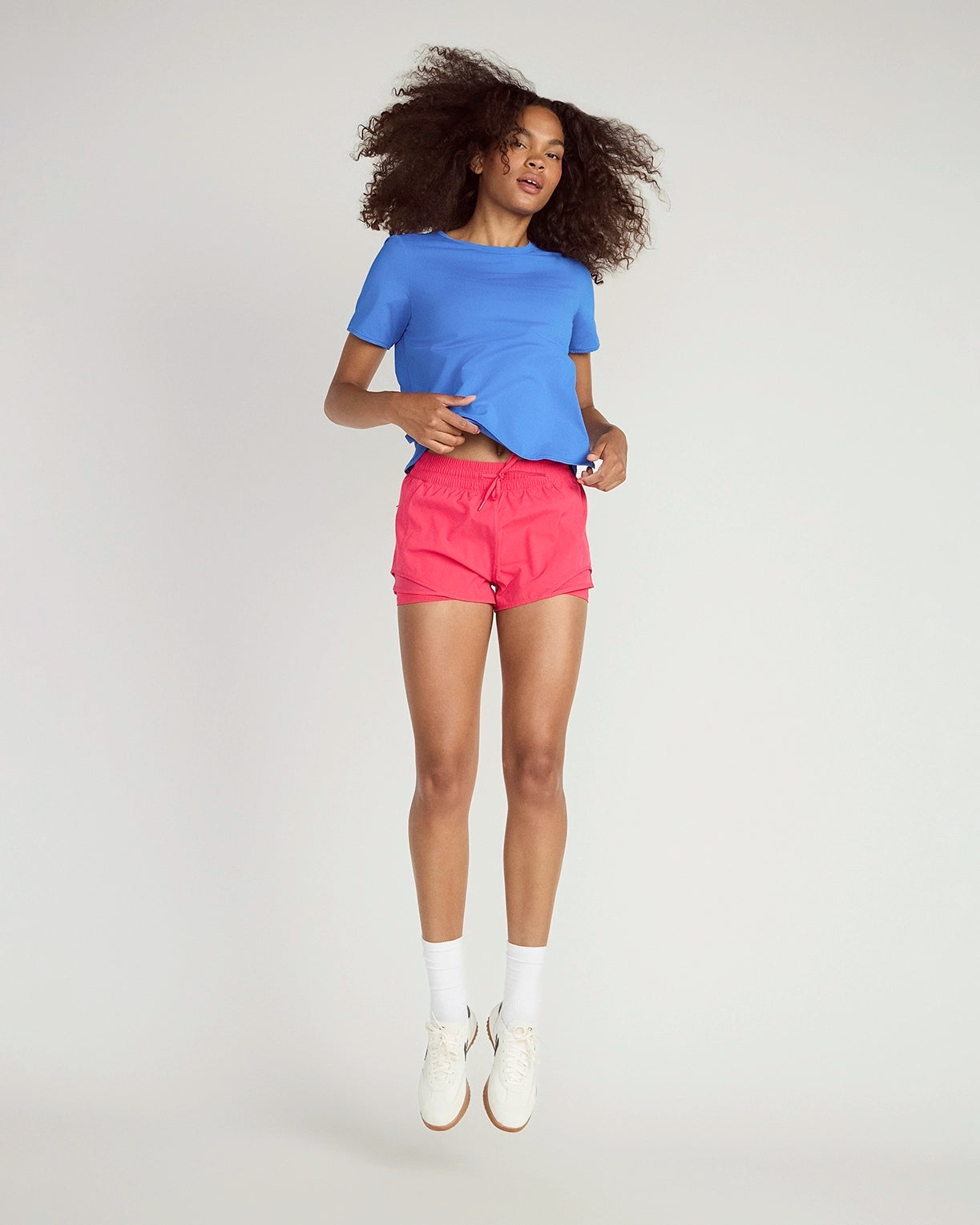 The Built-In Liner GRS Certified Recycled Polyester 3.5" Run Mesh Short - Azalea