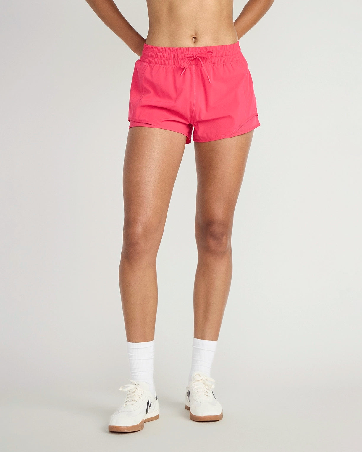 The Built-In Liner GRS Certified Recycled Polyester 3.5" Run Mesh Short - Azalea
