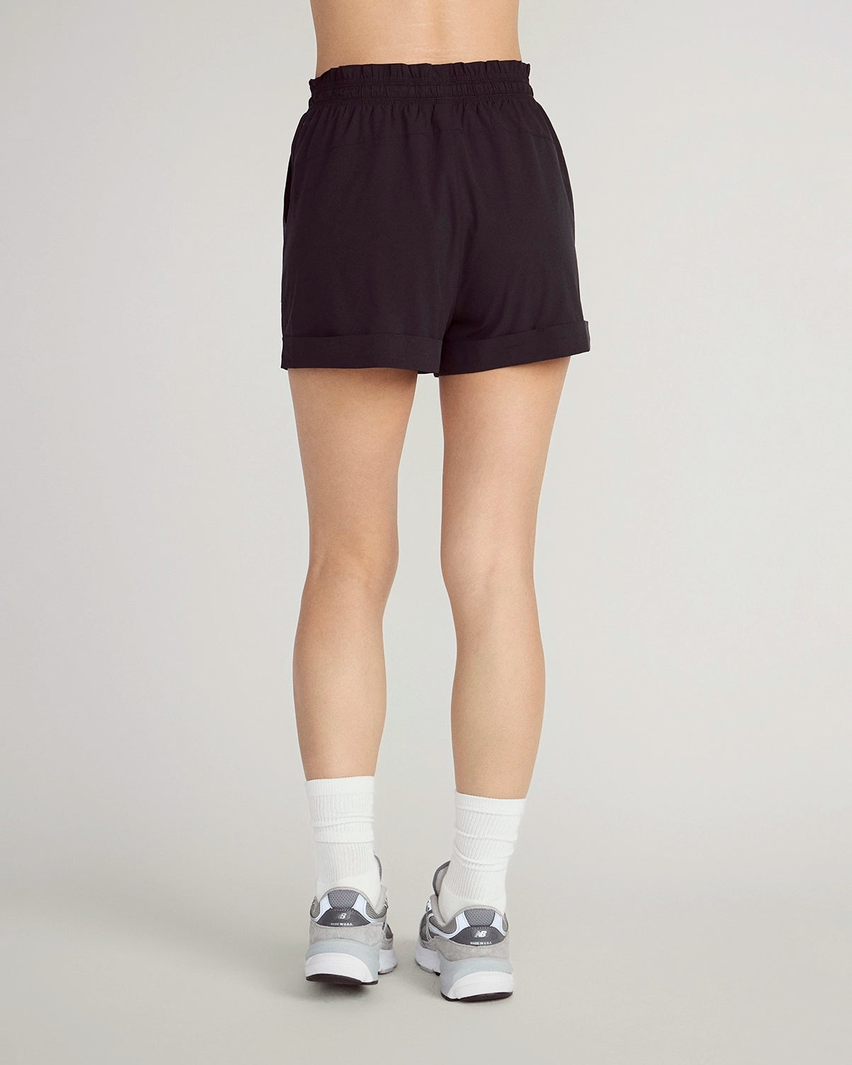 The Light Stretch GRS Certified Recycled Polyester 3" Short - Black