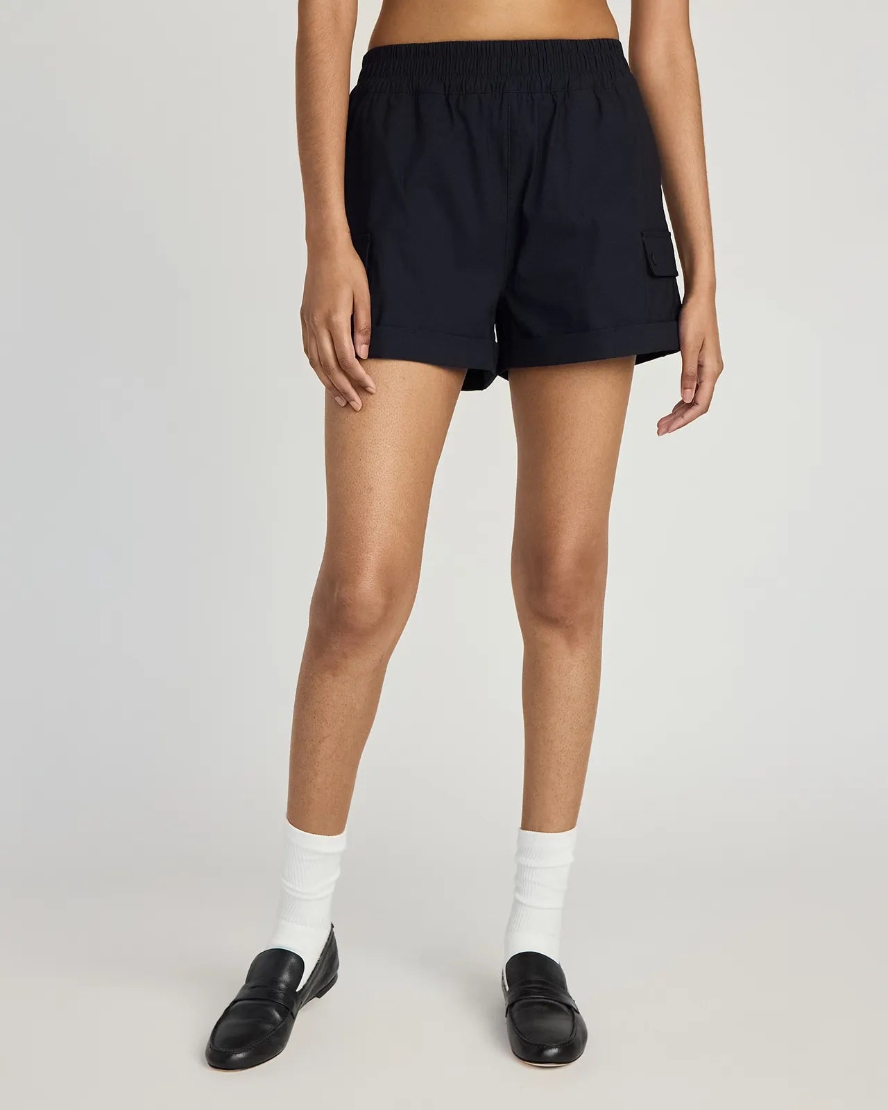 The Active Light Stretch GRS Certified Recycled Nylon Short - Black