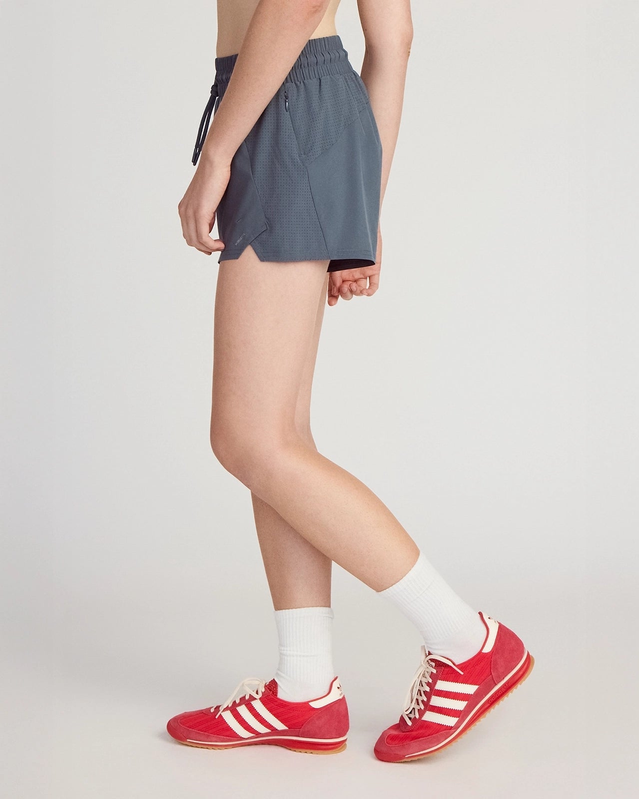 The Lightweight GRS Certified Recycled Poly 3" Run Short - Dark Slate