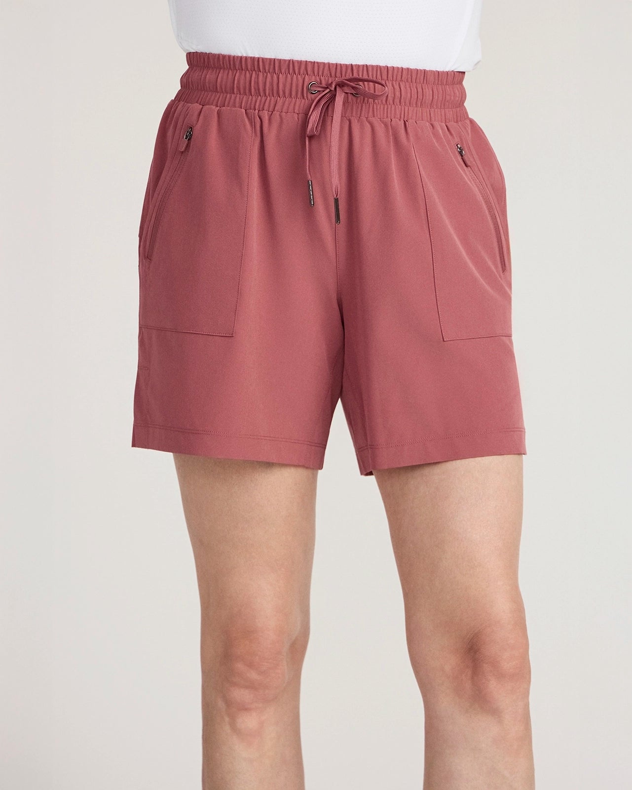 The Lightweight GRS Certified Recycled Poly All-Day 6" Short - Dark Orchid Pink