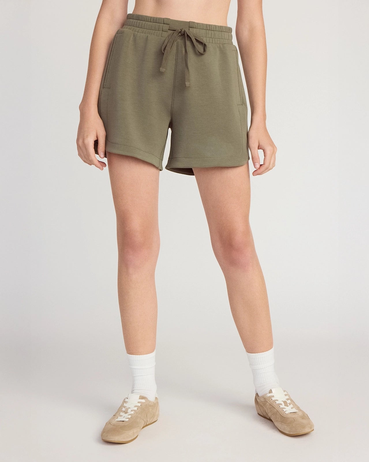 The Breathable GRS Certified Recycled Polyester + Modal 5" Short - Dusty Olive